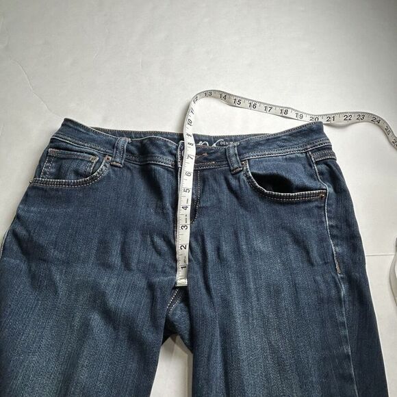INC Women's Blue Denim Regular Fit Skinny Leg Size 6 Short Jeans Med Wash - Picture 6 of 7